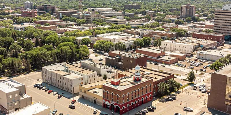 Lethbridge city centre